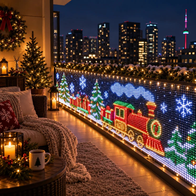 Guirlandes lumineuses pour balcon ZENDAMI™