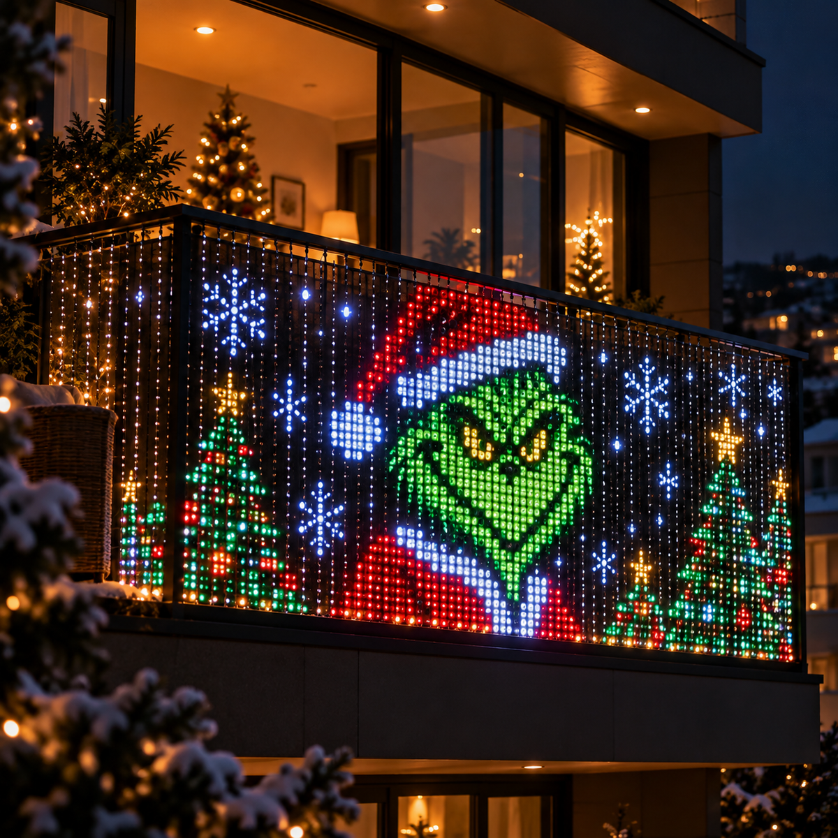 Guirlandes lumineuses pour balcon ZENDAMI™