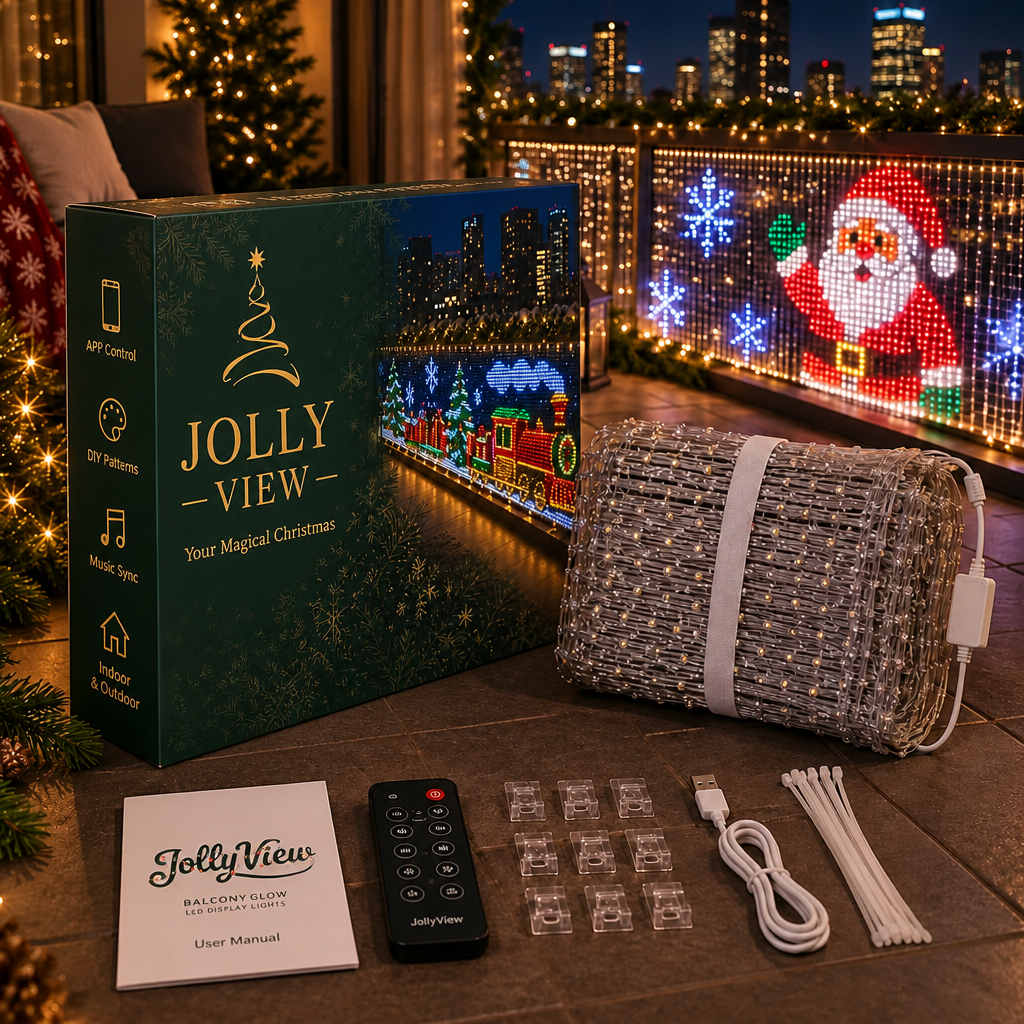 Guirlandes lumineuses pour balcon ZENDAMI™